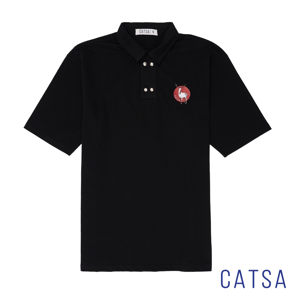 Áo thun polo nam CATSA thun cotton co giãn, mặc thoải mái, áo thấm hút mồ hôi ATP273 - ATP275 - ATP276