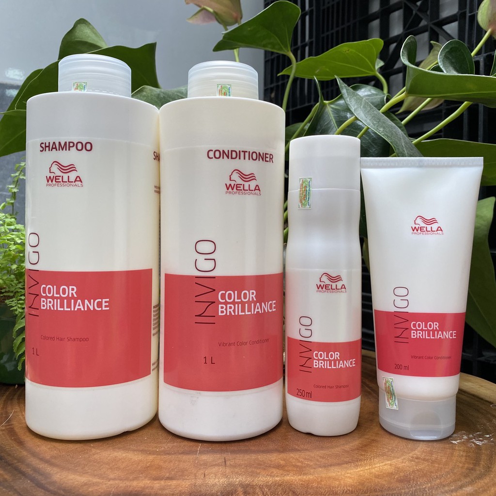 #wella_chính_hãng Dầu xả bảo vệ tóc nhuộm Wella INVIGO Colore Brilliance Colored Conditioner