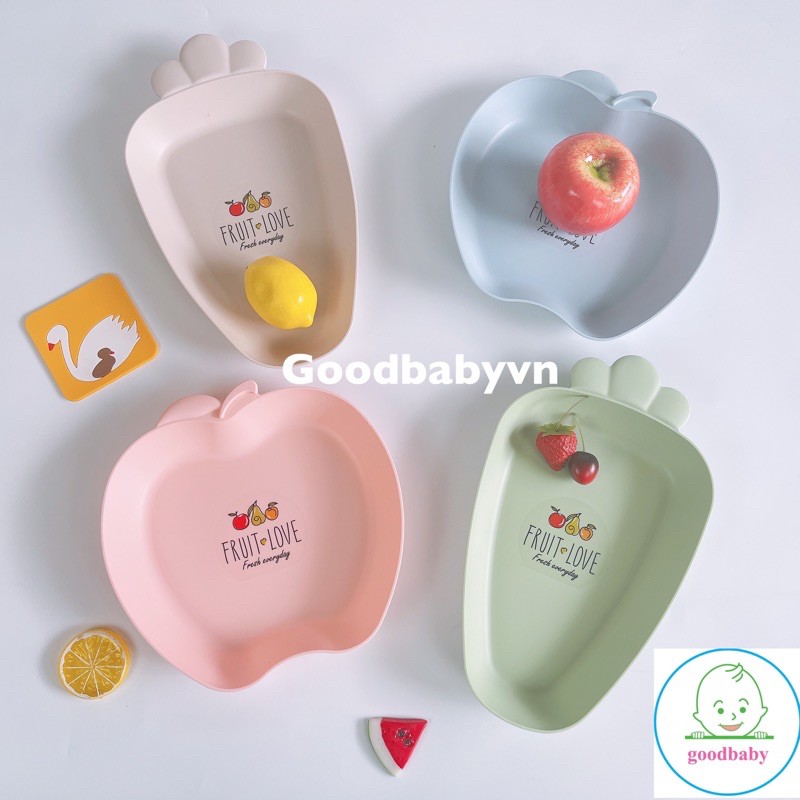 Khay Ăn Dặm,khay đựng bát ,hoa quả cho bé Fruit Love Goodbabyvn