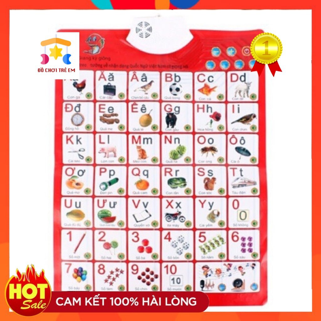 Bảng Chữ Cái Điện Tử Hai Mặt Dành Cho Bé - Giá rẻ