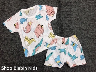 Bộ cotton sợi tre cho bé