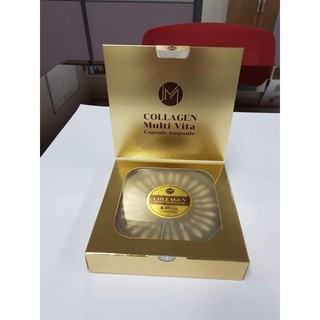 ( Mẫu mới) Serum collagen multi vita capsule ampoule 28 viên collagen tươi làm sáng da