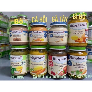 Hũ dinh dưỡng Alete/Baby Dream/Bledina vị vani/bích quy 190g (4M+)