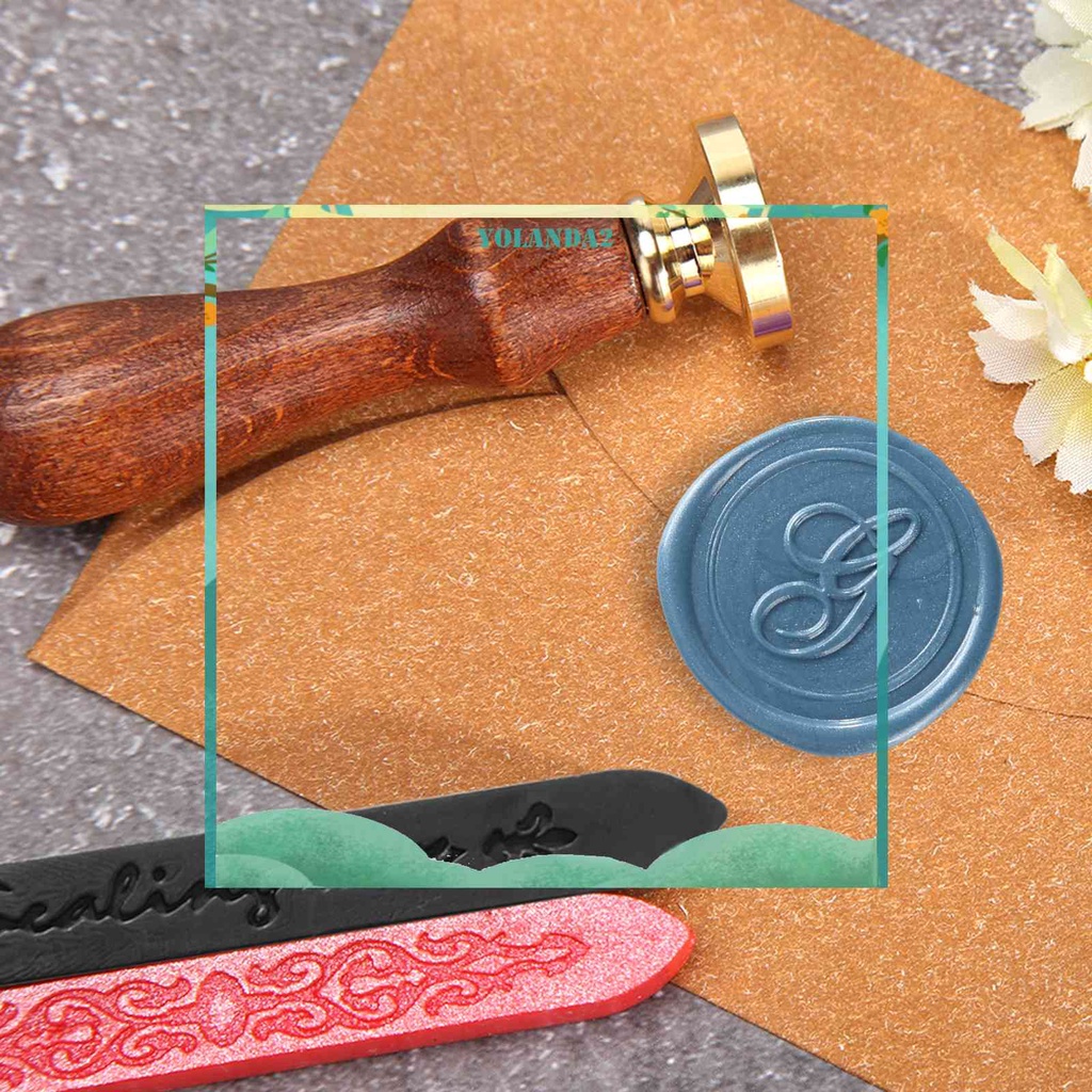 Con Dấu Đóng Sáp Niêm Phong Thiệp Cưới Bằng Đồng Thau 30mm