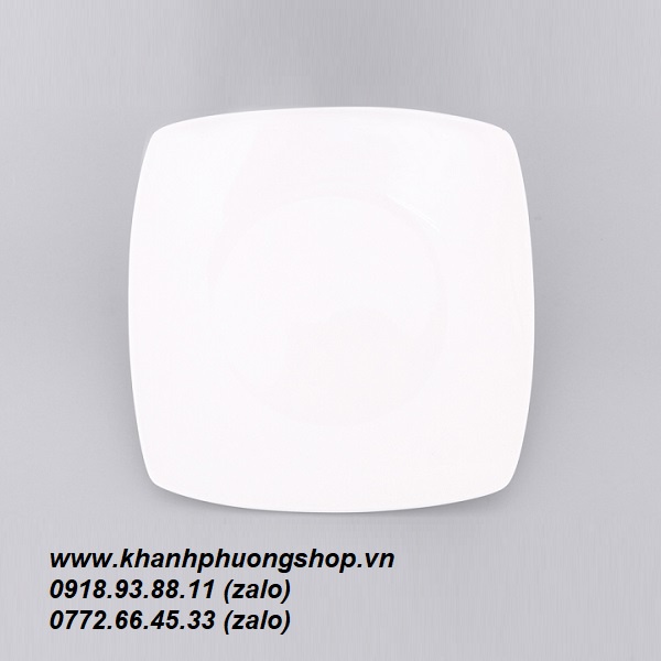 Dĩa vuông sứ Minh Long - dĩa vuông gốm sứ Minh Long