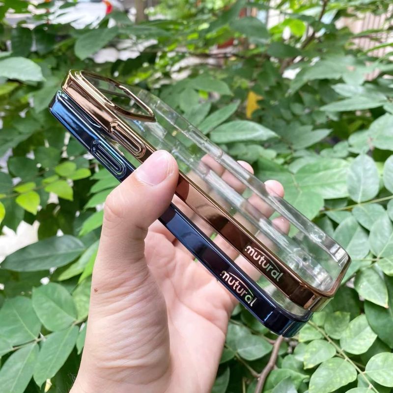 Ốp Lưng Trong Viền Màu MUTURAL Cực Đẹp Iphone 13, 13 Pro, 13 Pro Max Bảo Vệ Máy Khỏi