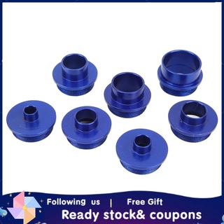 Xiyijia 10 Pcs Set Router Template Guides Bushing High Strength Aluminum Alloy Bit