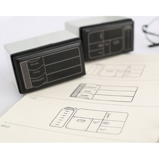 Con dấu về sức khỏe và ăn uống (tặng kèm 1 lọ mực chuyên dụng)