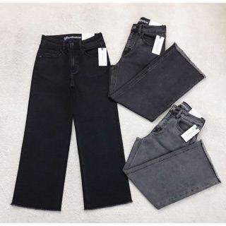 QUẦN JEANS NỮ XUÔNG TUA LAI XÁM MỚI