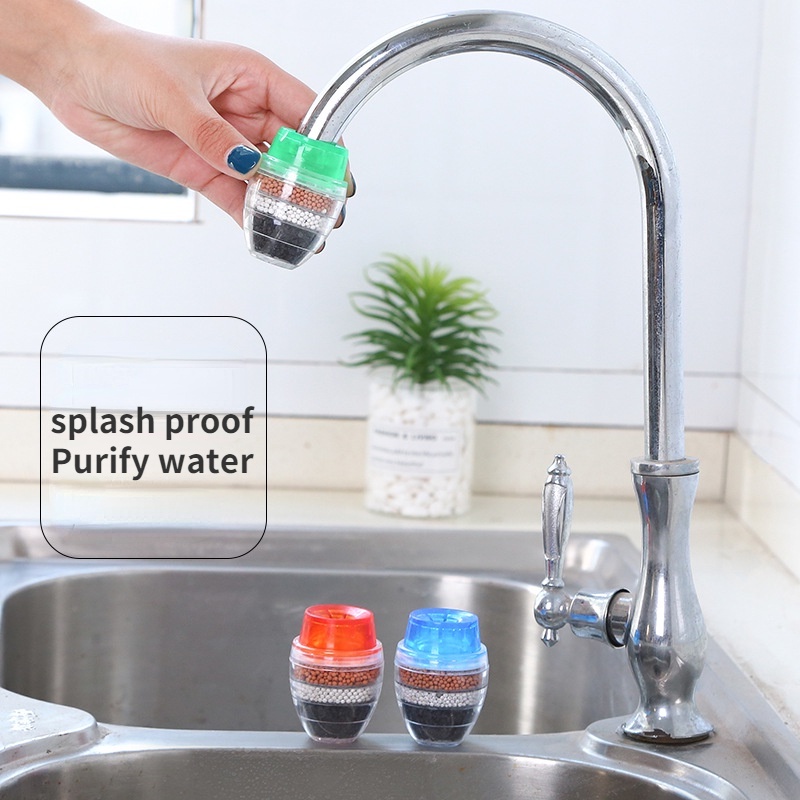 Đầu Lọc Nước 5 Lớp Bằng Than Hoạt Tính Cho Nhà Bếp