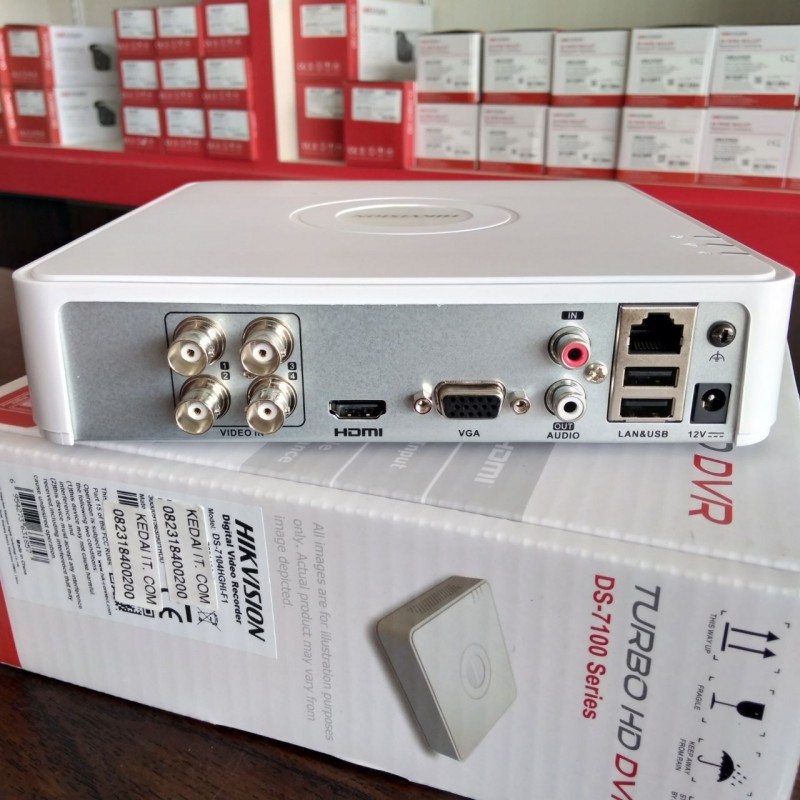 Đầu ghi IP HIKVISION DS-7104HQHI-K1 (S) HD 4MP, 1 Sata, HDMI, VGA, Hik-connect - HÀNG CHÍNH HÃNG