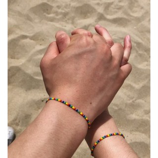Vòng tay chuỗi hạt Rainbow
