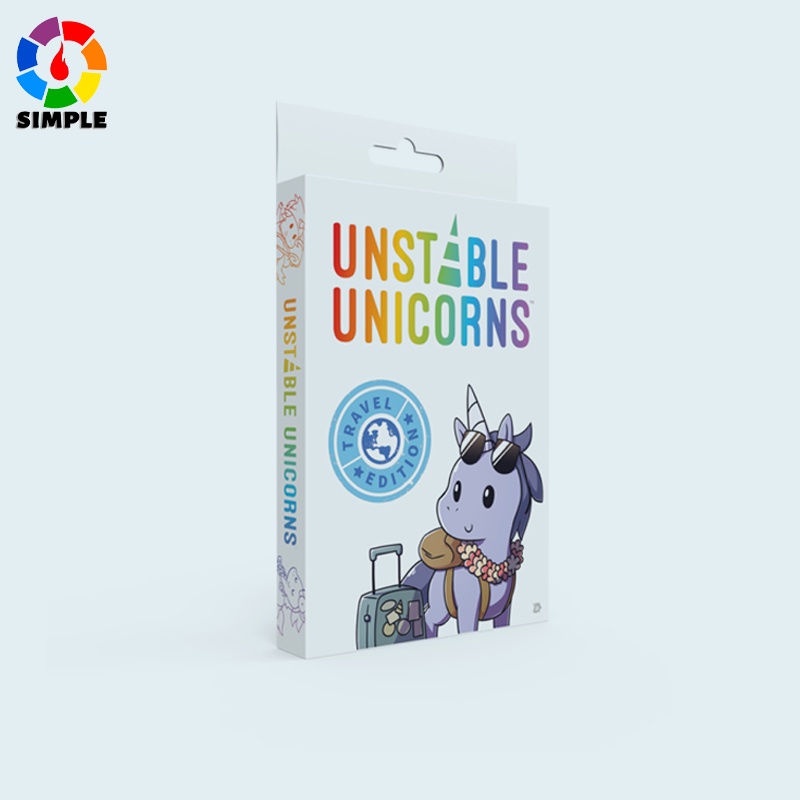 Thẻ chơi game TRAVEL EDITION UNICORNS thú vị phiên bản 2