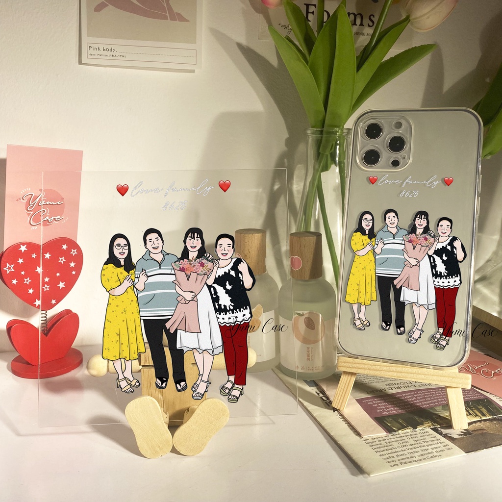 [CHAT SHOP CHỐT MẪU TRƯỚC KHI ĐẶT Ạ] Tranh in UV lên tấm mica - Qùa tặng 8/3 ý nghĩa - Tình nhân - Cặp đôi  Yumi Case