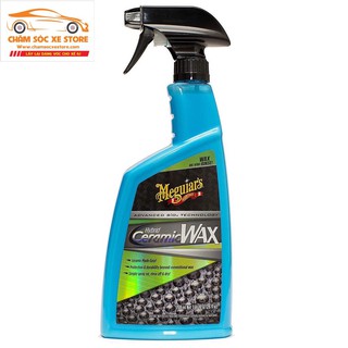 Dung dịch Wax bóng sơn xe công nghệ Ceramic từ Mĩ Meguiar's Ceramic Wax 768ml chamsocxestore