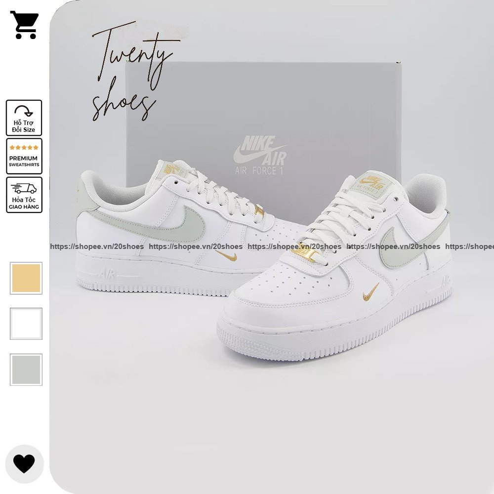 Giày_Nike Nam Nữ, Nike_Air Force 1 Thể Thao Hàng Đẹp Full Box Tặng Kèm Phụ Kiện 20SHOES