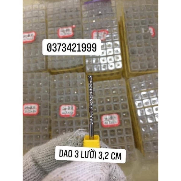 dao xoắn 1 me D3.175.32 hàng nhập khẩu - dao cắt cnc