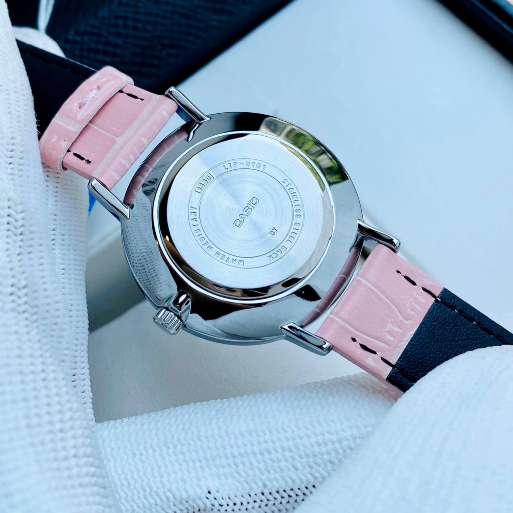Đồng hồ nữ dây da Casio LTP VT01L-4B Bảo hành 1 năm Hyma watch