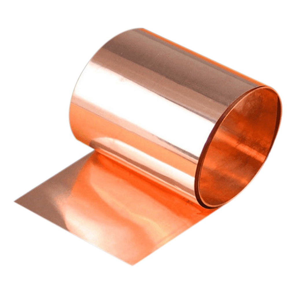 1 Cuộn Băng Keo Lá Đồng Nguyên Chất 99.9% 0.1*100*1000mm 33ft 39" ☆Meetsellmall2021