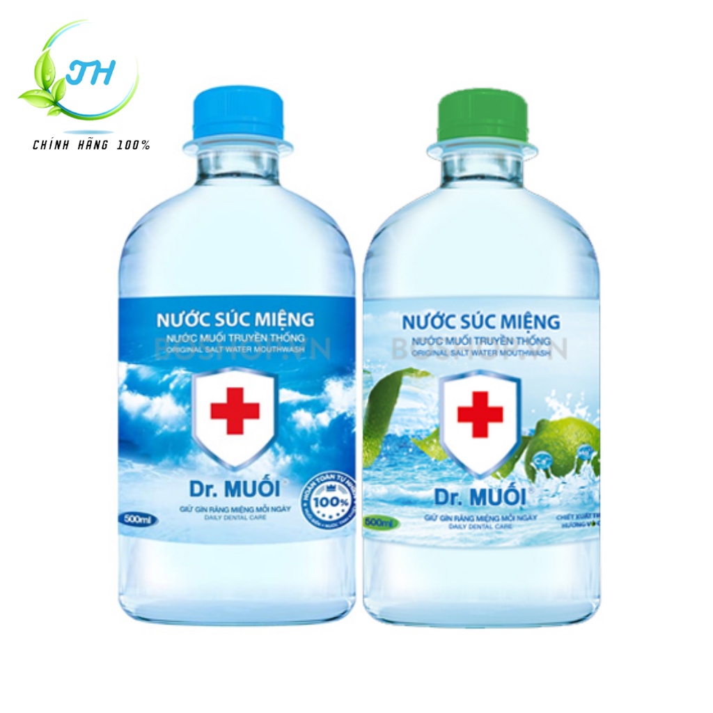 Nước súc miệng DR.Muối Vỏ chanh/ Truyền thống 1000ml