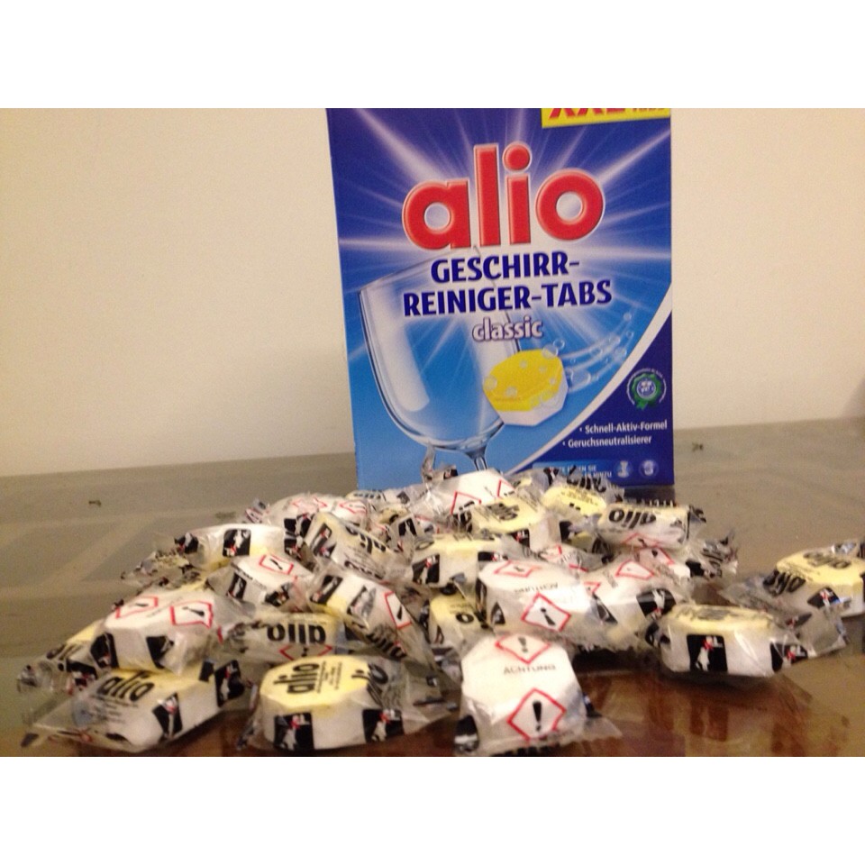 Viên rửa bát Alio 100 viên dùng cho máy rửa bát