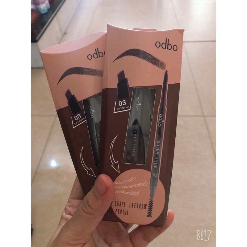 Chì kẻ mày 2 đầu ODBO slim shape eyebrow OD703 thái lan