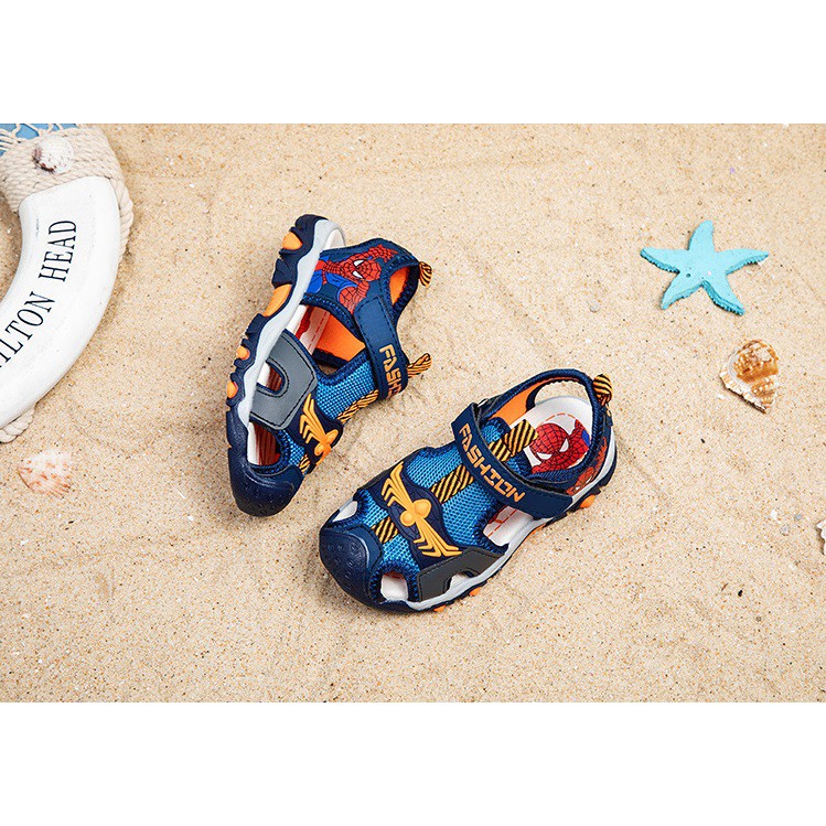 Sandal người nhện bé trai, hàng chất lượng cao RS203 (Size 26-36)