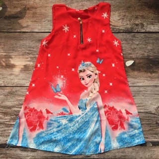 Váy lanh elsa đại cho bé