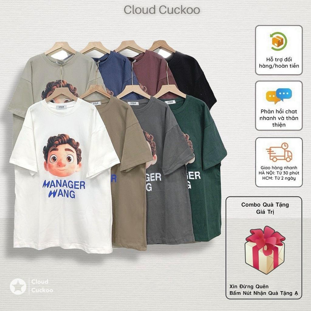 Áo Thun Nữ Dáng Rộng In HÌnh 3D Cậu Bé Đáng Yêu Chất Cotton Mềm Mại Thông Thoáng - Mã Số: 30784