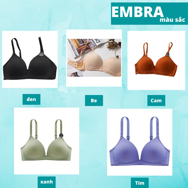 Áo lót nữ không gọng cotton cao cấp đệm mỏng nâng ngực 1cm kiểu dáng đường viền sexy mã EBALKG10