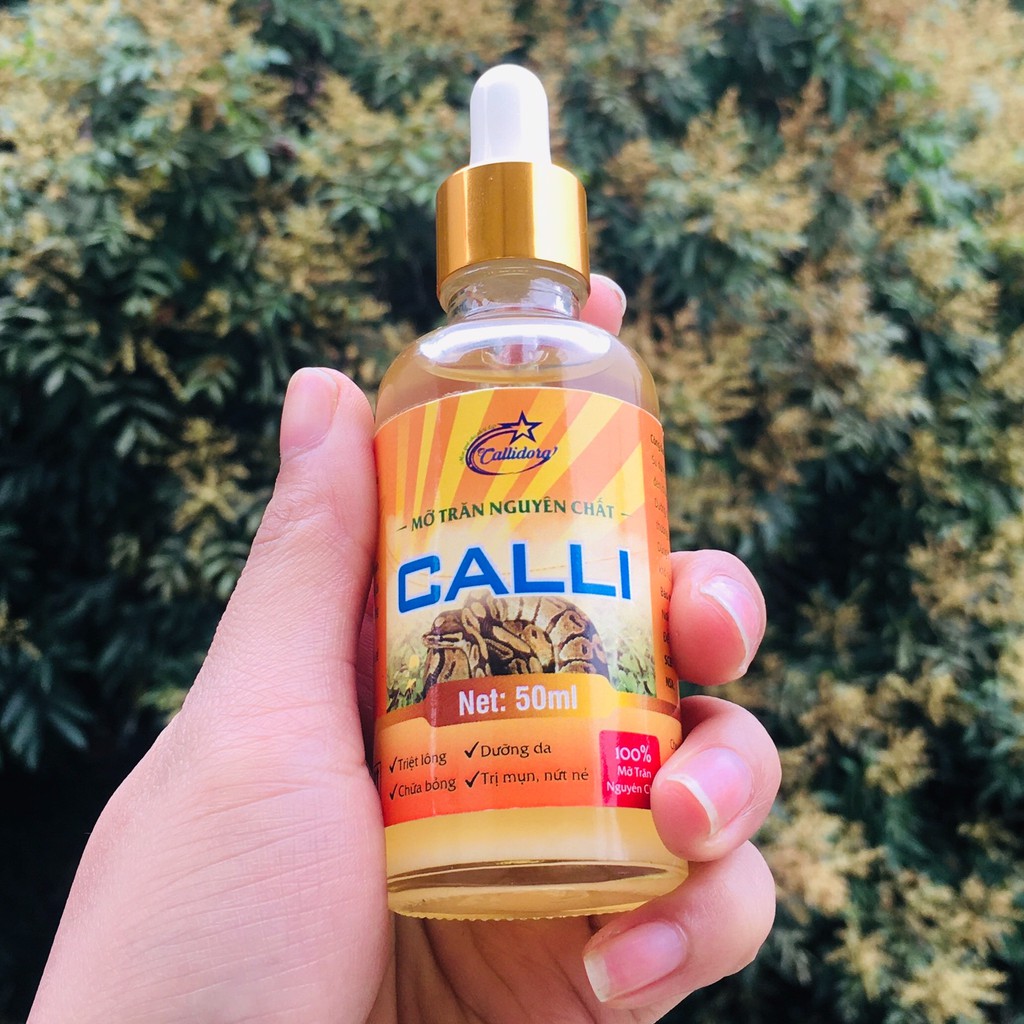 Mỡ Trăn Tẩy Triệt Lông Calli Honey Nguyên Chất 50ml tẩy triệt lông nách chân tay bikini - MTC