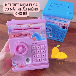 Đồ chơi két sắt tiết kiệm thông minh cho bé yêu có mật khẩu và vân tay để mở khóa