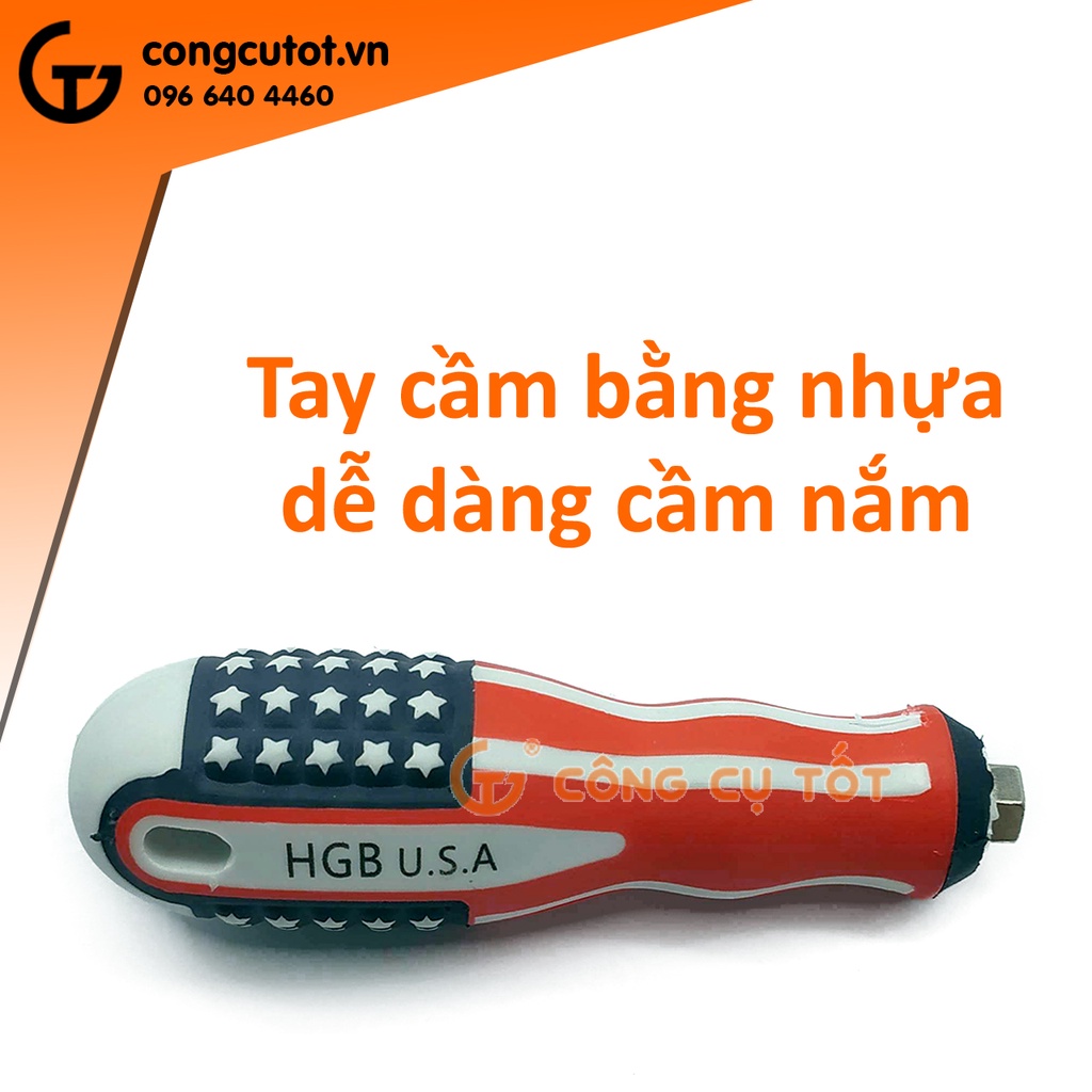 Tô vít đầu 2 cạnh và 4 cạnh dài 260mm