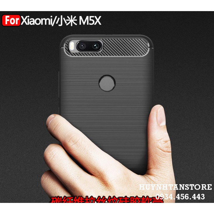 Ốp lưng Xiaomi Mi 5x , Mi A1 cao su phay xướt