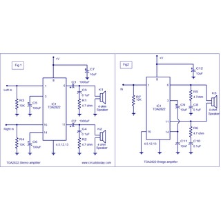 IC Khuếch Đại Công Suất TDA2822