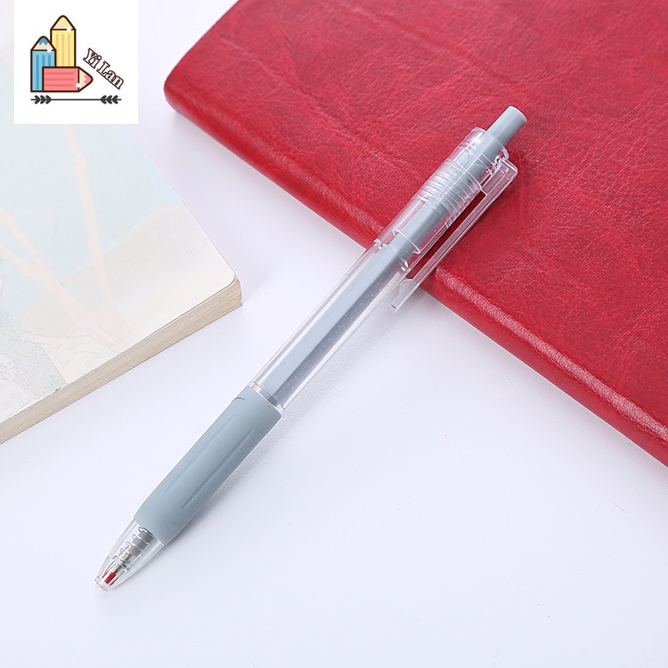 MUJI Set 6 Bút Bi Mực Đen Ngòi 0.5Mm