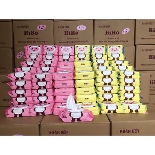 Khăn Giấy Ướt Bibo Không Mùi