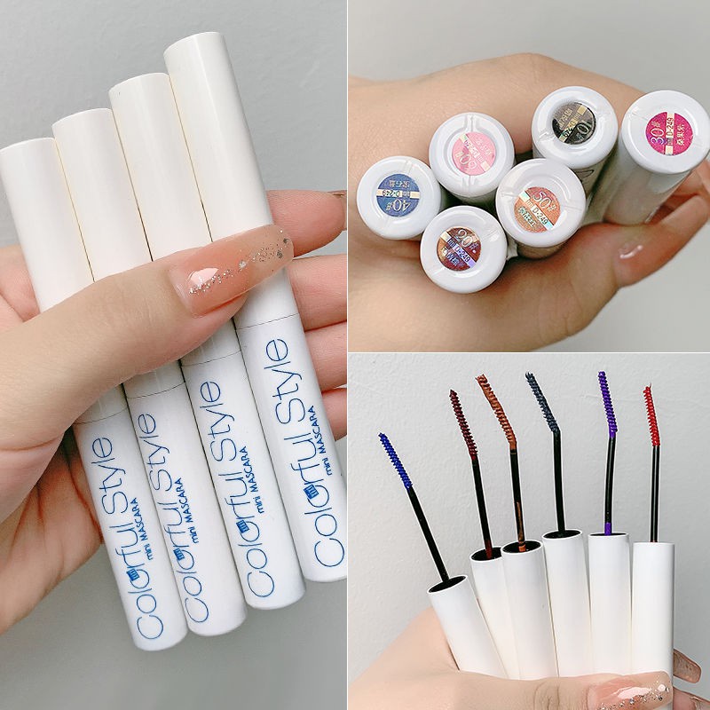 Mascara Đầu Cọ Siêu Mảnh Tự Nhiên Chống Nước Chống Mồ Hôi Không Lem Lâu Trôi