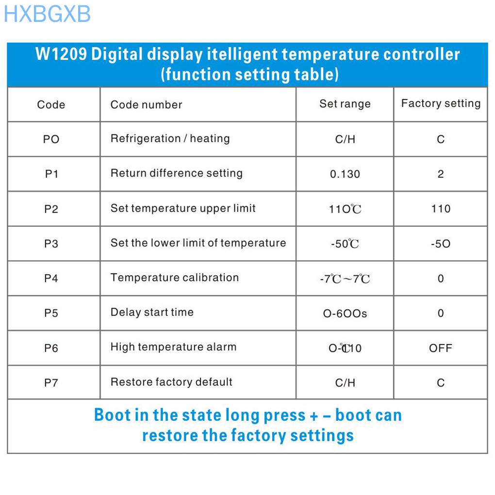 Bộ Cảm Biến Nhiệt Độ W1209 50-110 ° C W1209 Kèm Phụ Kiện | BigBuy360 - bigbuy360.vn