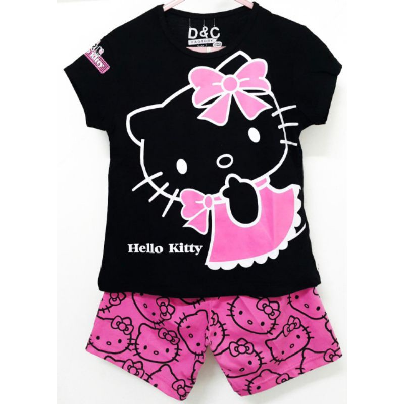 Bộ Quần Áo Hello Kitty Cho Bé Gái (1-10 Tuổi)