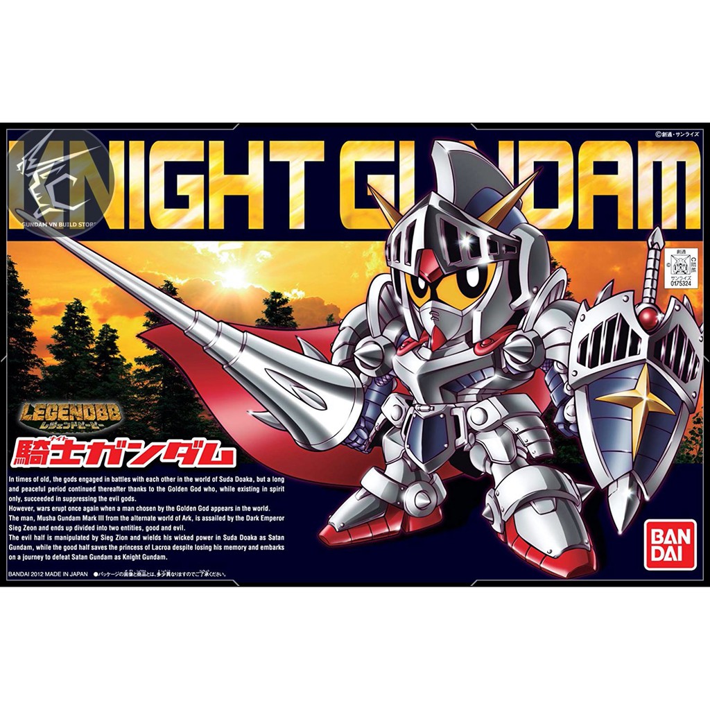 MÔ HÌNH GUNDAM BANDAI SD LEGENDBB KNIGHT GUNDAM BB LEGEND BANDAI