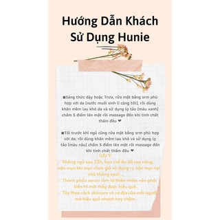 COMBO SERUM HUNIE { CAM KẾT HÀNG CHÍNH HÃNG }