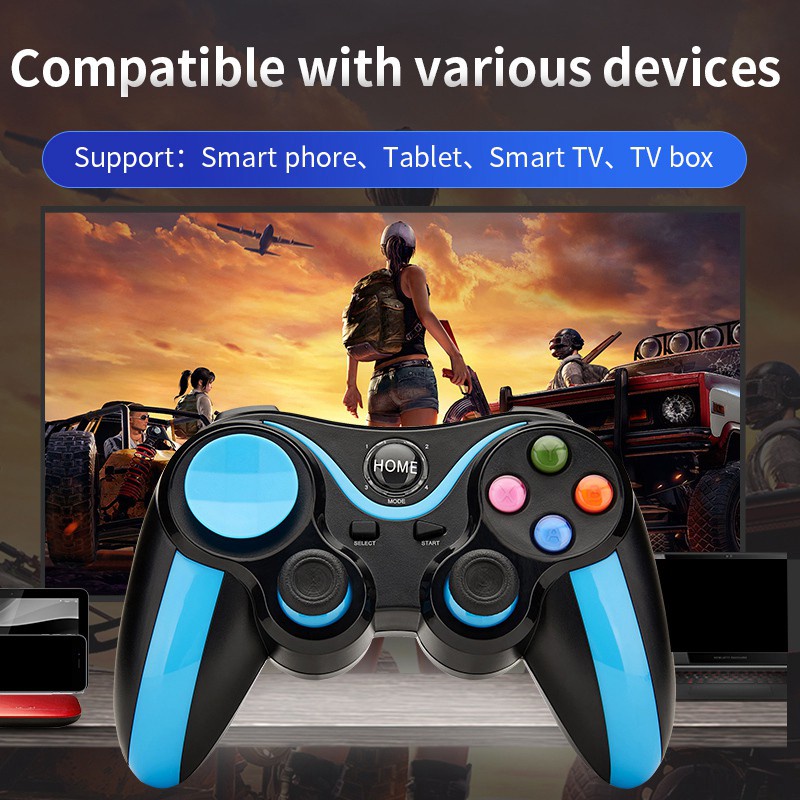 SHINECON Wireless Bluetooth Direct Connection Gamepad for Apple Android Direct Connection and Direct Play VR Gamepad