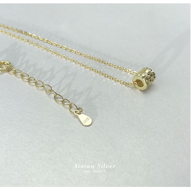 [FreeShip] Dây chuyền nữ titan rãnh hình trụ X3-105 - CAM KẾT KHÔNG BAY MÀU