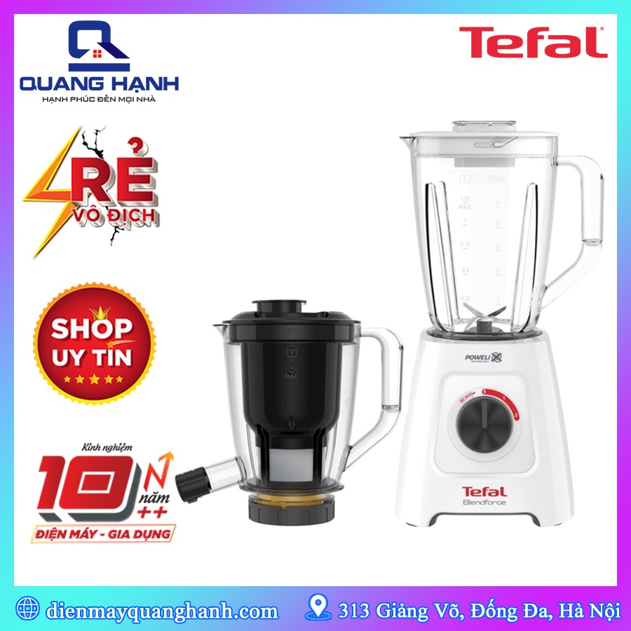 Máy xay sinh tố và ép trái cây Tefal 2 in 1 BL42Q166 - Hàng chính hãng