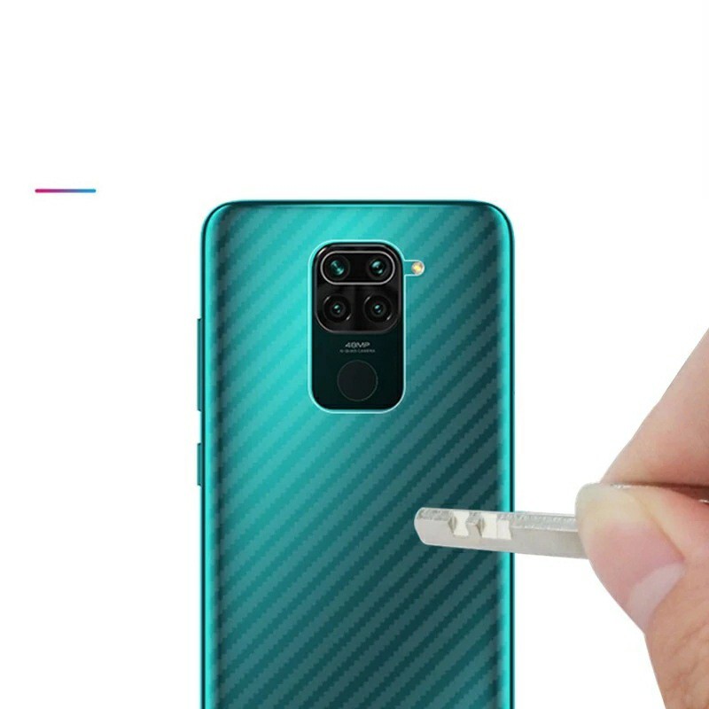 Dán lưng Carbon Redmi 10x 4G / Note 9 FREESHIP Từ 50k chống mồi hôi vân tay