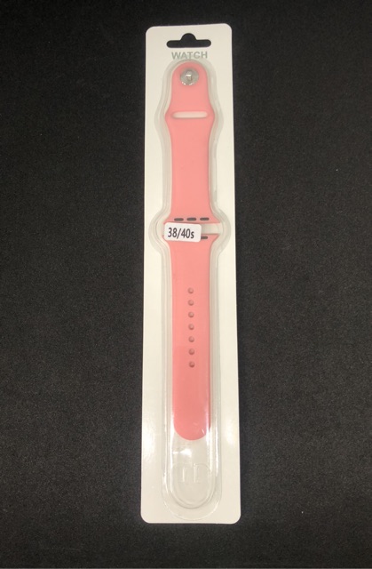 Dây cao su đeo tay Aplpe Watch  Sport  AW  Band đủ màu có màu midnight so hot  38 40 42 44mm - dây đồng hồ iphone