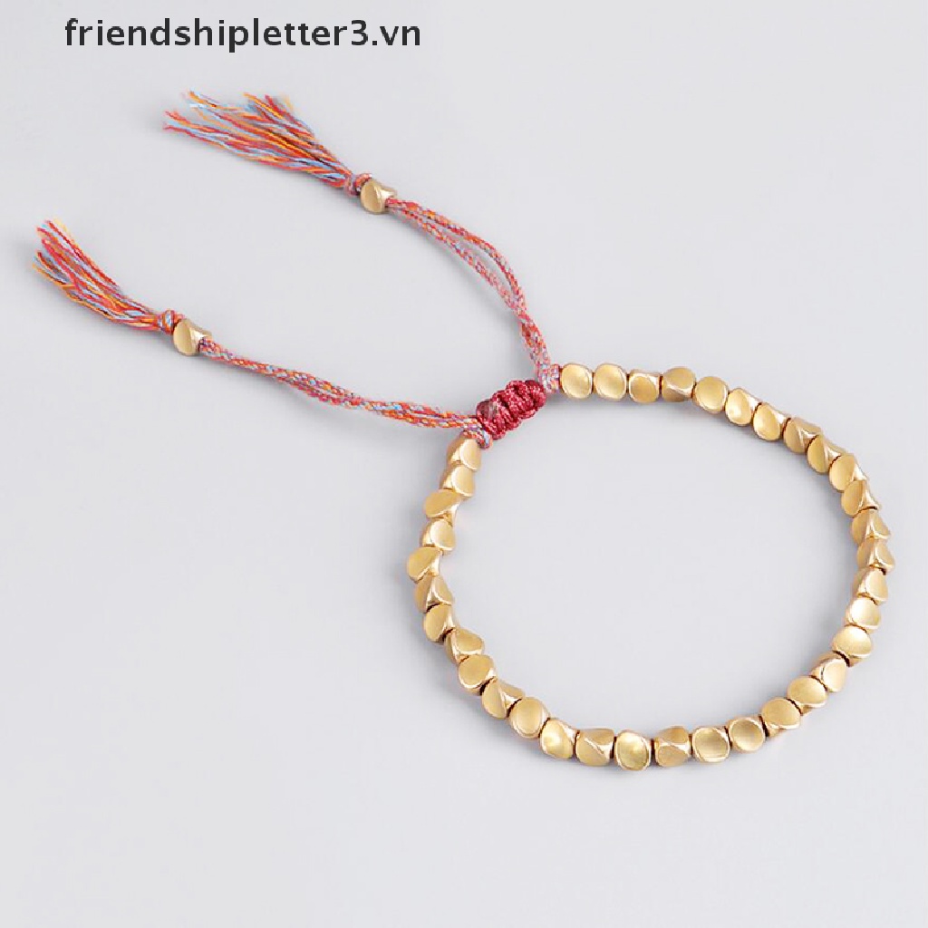 Vòng Tay May Mắn Dây Bện Đính Hạt Phong Cách Phương Tây