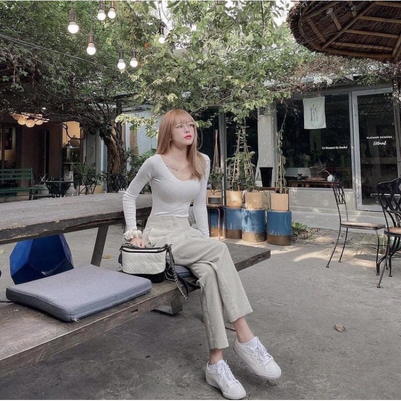 quần tbt ống baggy