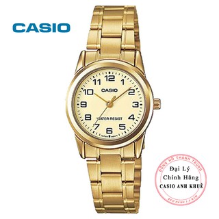 Đồng hồ nữ dây thép Casio LTP-V001G-9BUDF